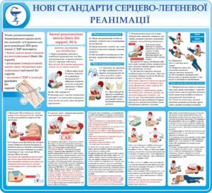 Стенд “Нові стандарти серцево-легеневої реанімації”