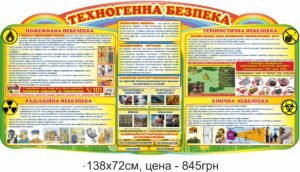 Стенд “Техногенна безпека”