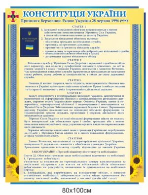 Стенд інформаційний “Українська Конституція”