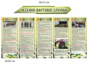 Комплект стендів “Несення вартової служби”