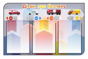 Стенд “Дітям про безпеку”