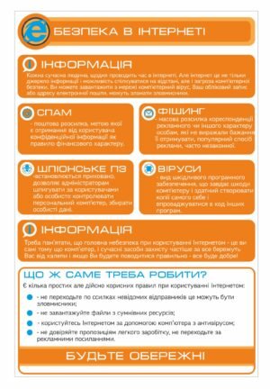 Стенд пластиковий “Безпека в інтернеті”