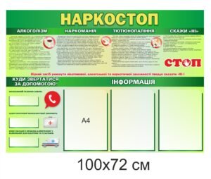 Стенд “Наркостоп”