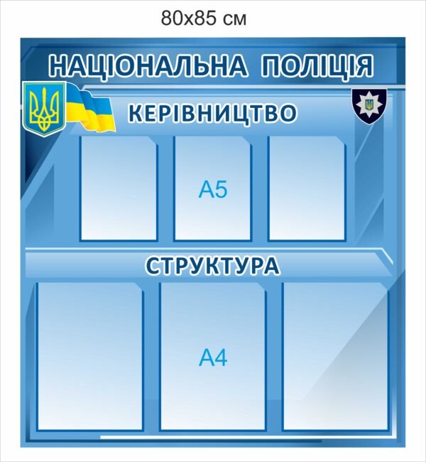 Стенд для поліції – керівництво та структура