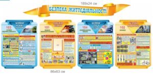 Комплект стендів з безпеки життєдіяльності