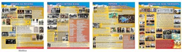 Набір стендів для кабінету історії України