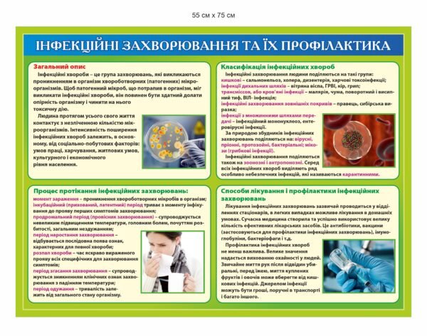 Інформаційний стенд “Інфекційні захворювання та їх профілактика”