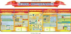 Комплект стендів “Безпека життєдіяльності”