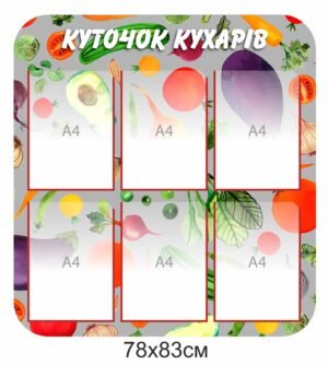 Стенд “Куточок кухарів”