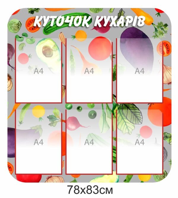 Стенд “Куточок кухарів”
