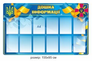 Стенд “Дошка інформації” для військових