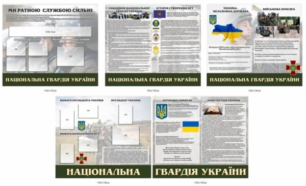 Комплект стендів для Національної гвардії України