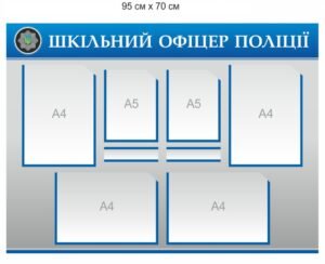 Стенд “Шкільний офіцер поліції”