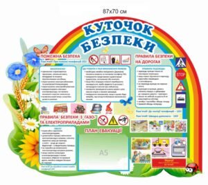 Стенд “Куточок безпеки” для НУШ