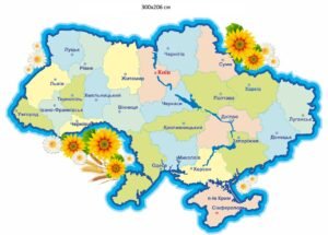 Стенд “Мапа України”
