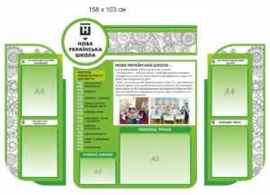Стенд інформаційний “Нова українська школа”