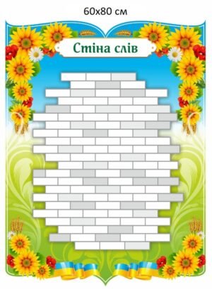 Стенд для НУШ “Стіна слів”