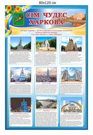 Стенд для музею “Сім чудес Харкова”
