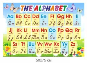 Стенд “Алфавіт” для кабінету англійської мови