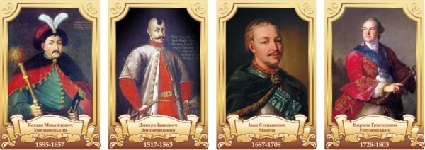 Портрети видатних українських гетьманів