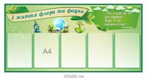 Стенд “Флора та фауна”