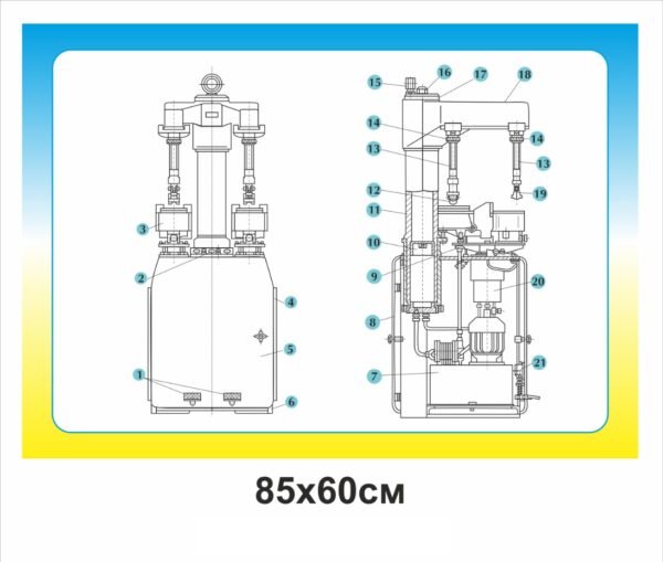 Стенд “Прес для приклеювання підошви(PPG-4-0)”