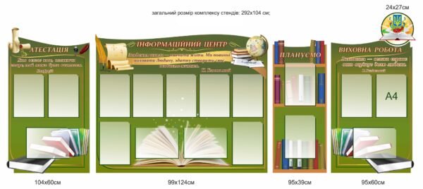 Комплекс стендів в учительський кабінет