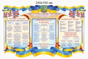 Стенд з правознавства “Ми – громадяни України”