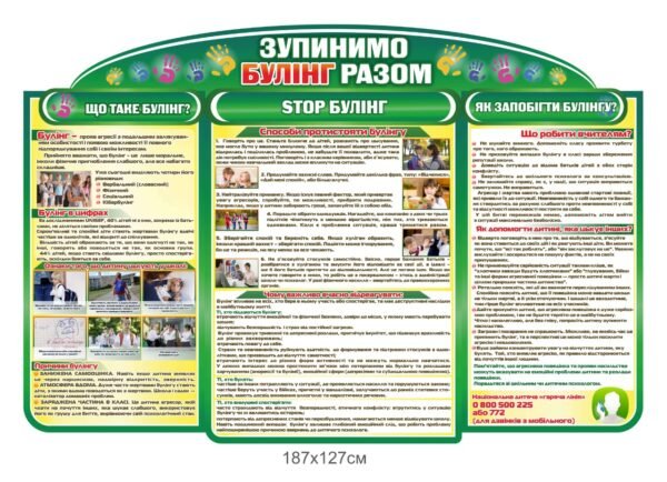 Стенд “Як запобігти булінгу?”