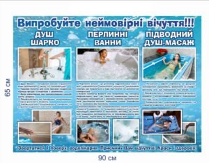 Стенд для водолікарні