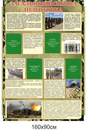 Стенд з загальновійськової підготовки