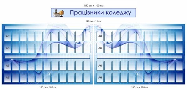 Стенд “Працівники коледжу”