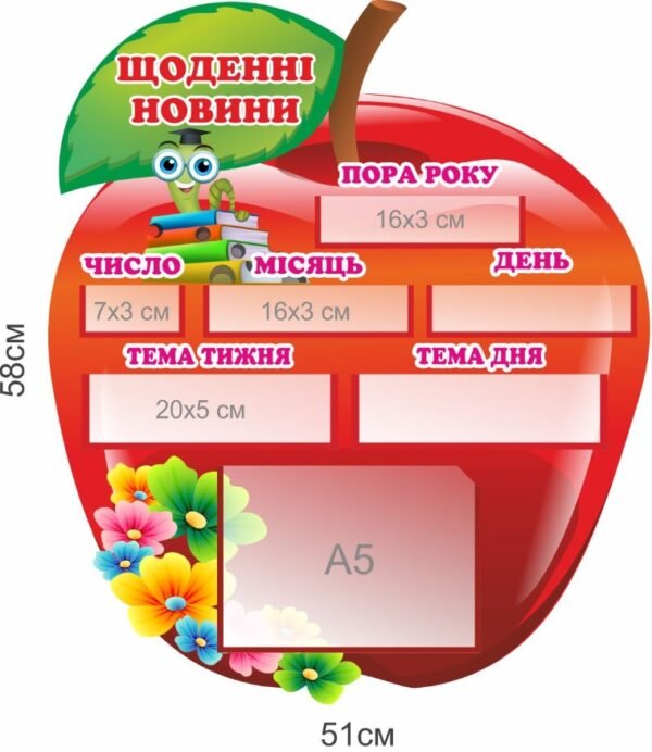 Стенд “Щоденні новини” для першого класу