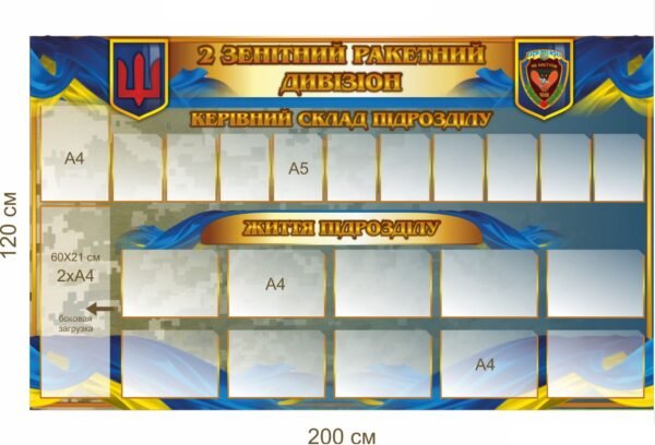 Стенд “Життя військового підрозділу”