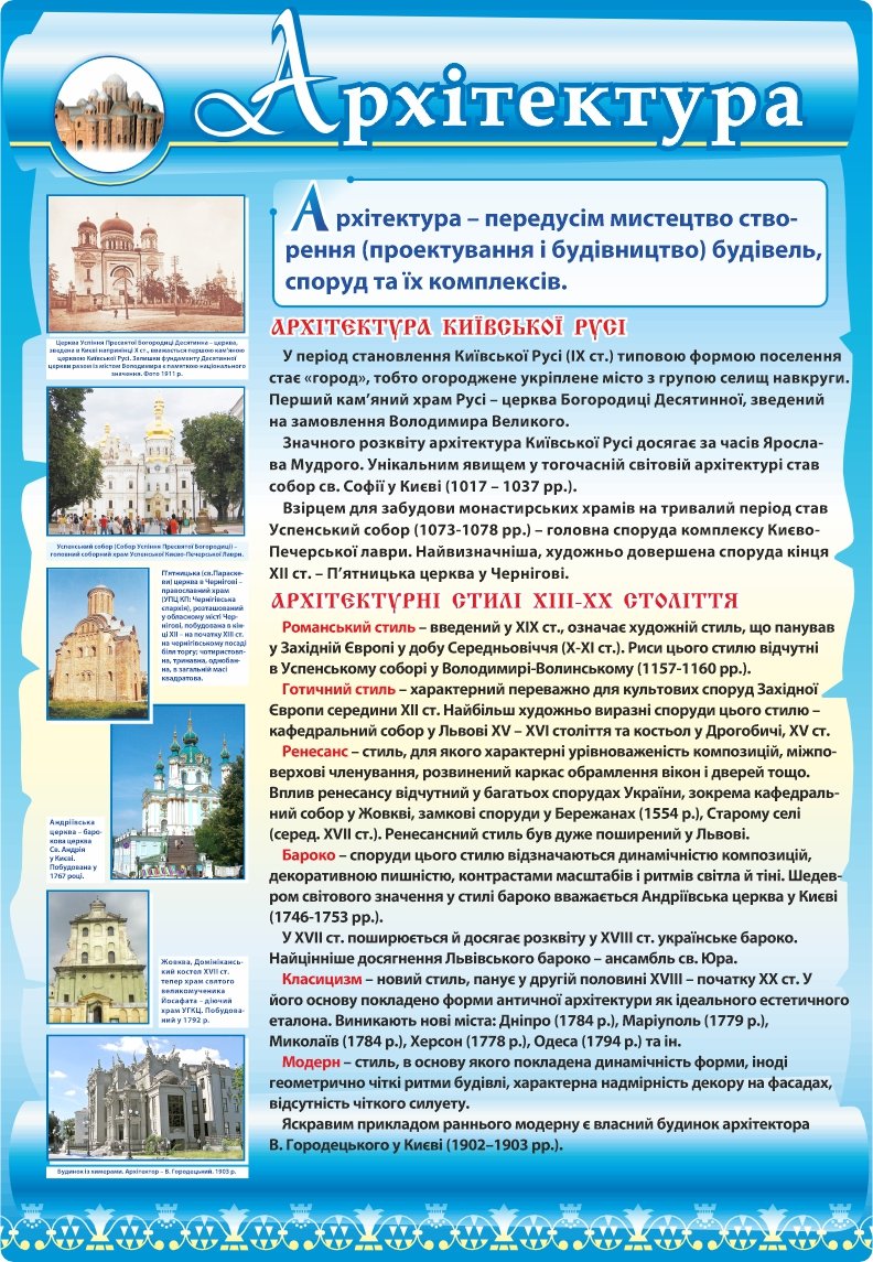 Комплекс стендів з історії України