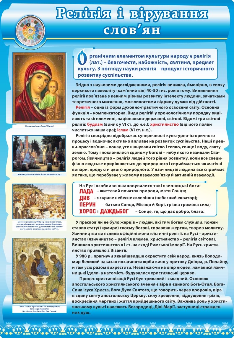 Комплекс стендів з історії України