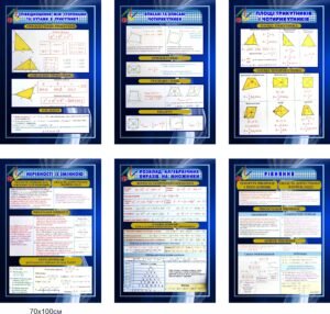 Стенди з геометрії та алгебри