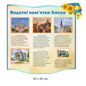 Стенд “Видатні пам’ятки Києва”