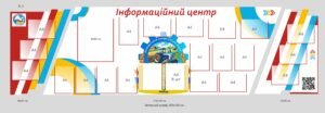 Стенди для фойє школи “Інформаційний центр”