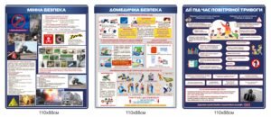 Комплект стендів у кабінет безпеки
