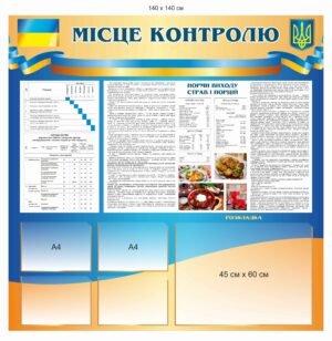 Військовий стенд “Місце контролю”