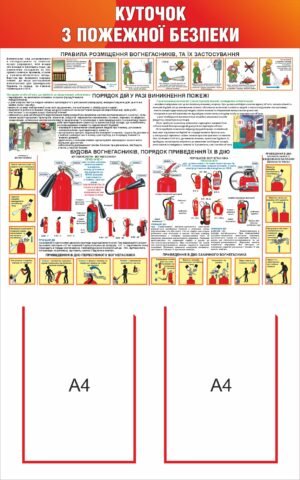 Куточок з пожежної безпеки