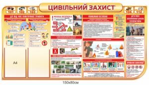 Куток з цивільного захисту у школі