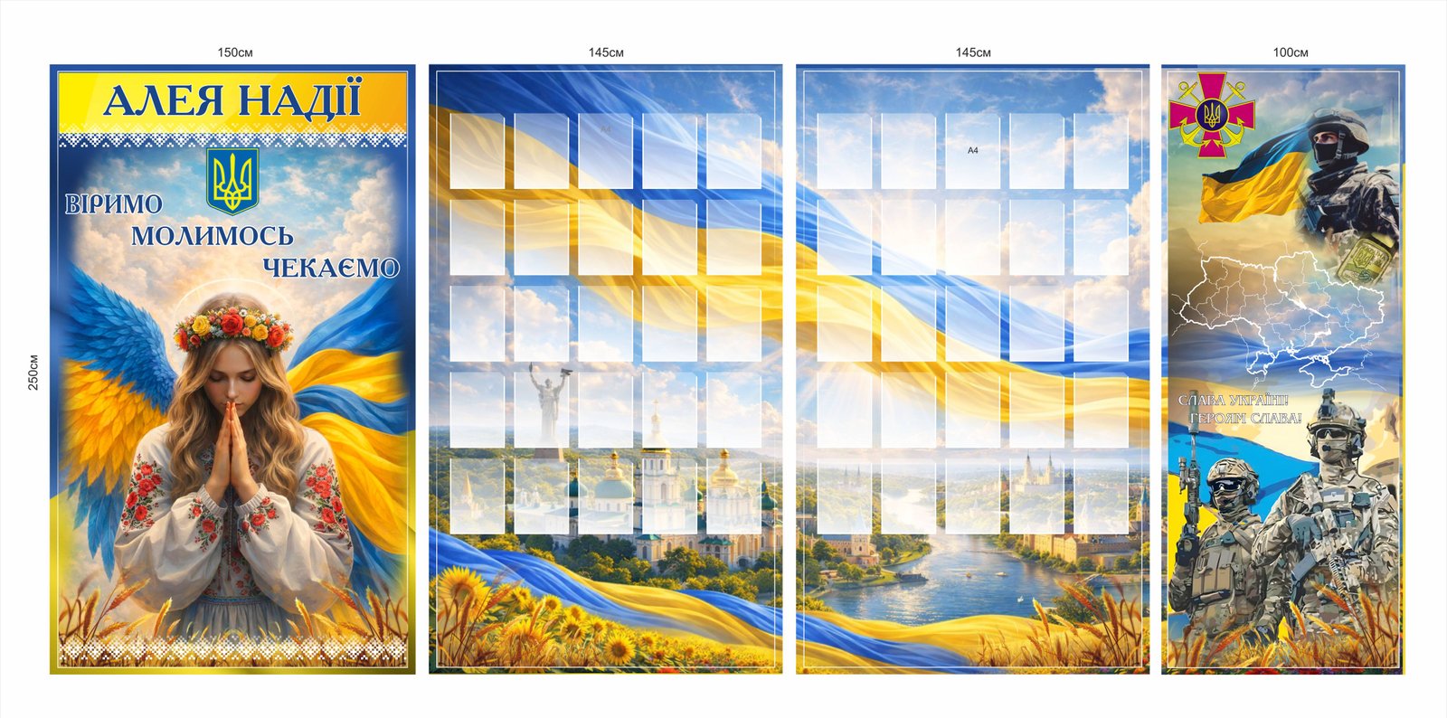 Оформлення Алеї Надії