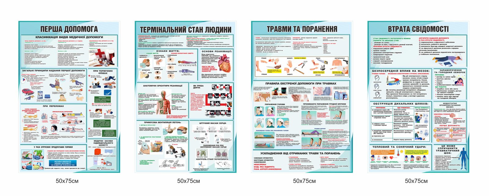 Інформаційний куточок "Перша медична допомога"