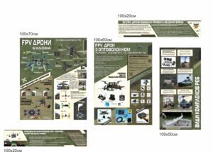 Військові стенди “FPV дрони та РЕБ”