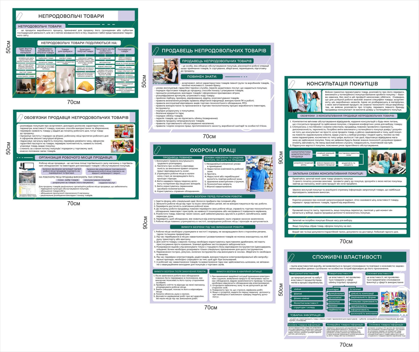 Стенди "Продавець непродовольчих товарів"