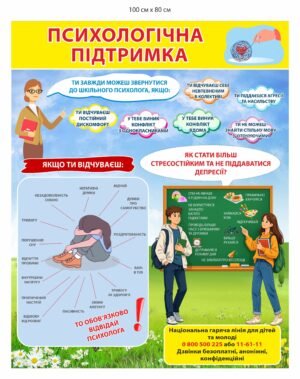Стенд “Психологічна підтримка учасників освітнього процесу”