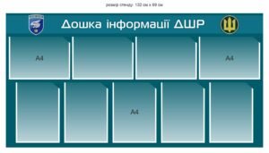 Військовий стенд “Дошка інформації ДШР”