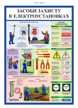 Стенд “Засоби захисту в електроустановах”